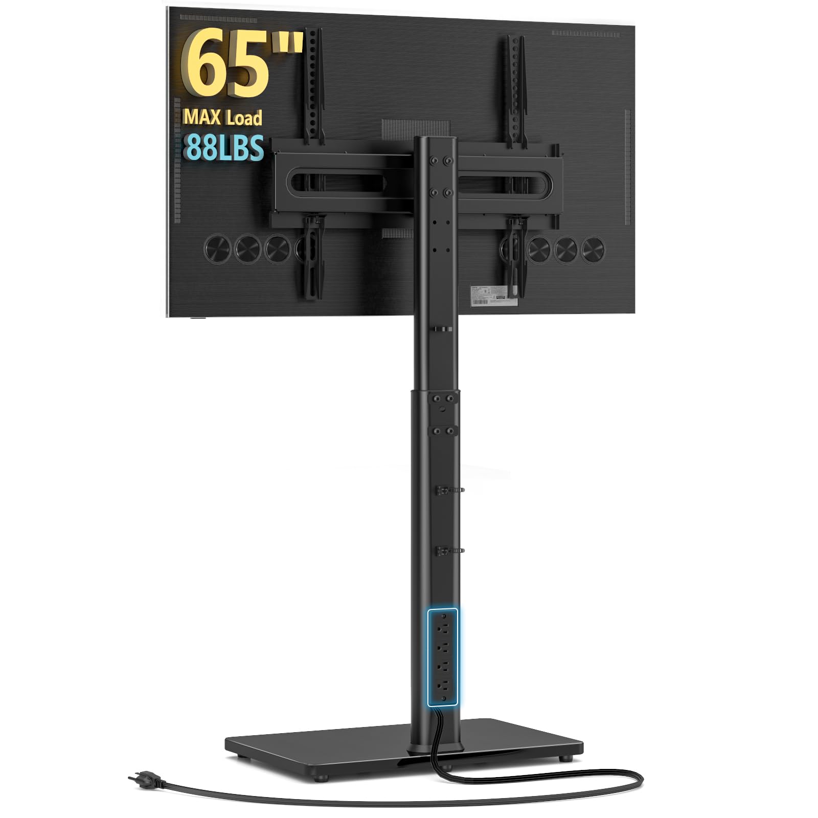 Amazon.com: AX WABER Floor TV Stand with Power Outlet, Universal