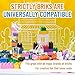 Strictly Briks Building Blocks Set - Compatible with Lego Duplo & Other Major Brands - 84-Piece Rainbow Multicolor - Toddler Blocks for Ages 3+ - Creative Building Toys