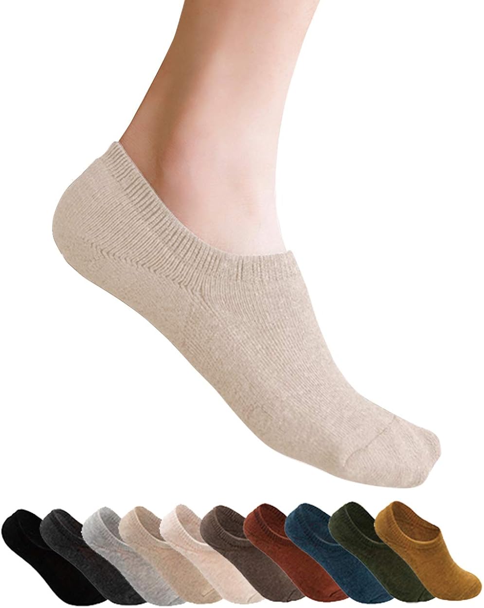 Lino Ulu 3足組 フットカバー 靴下 レディース 脱げない 見えない くるぶし スニーカー スニーカー女子 アンクルソックス ソックス カバーソックス 無地 コットン ストレッチ 靴下セット リノウルフット Faz Co Zm