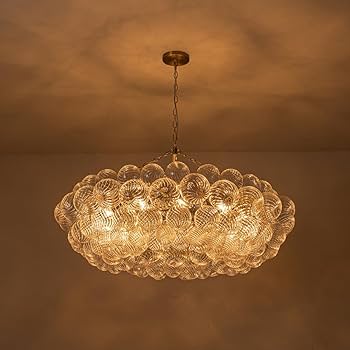 buzz　1225 BeyPan Bubble Glass Chandelier Pendant Lights Fixture Dia 24