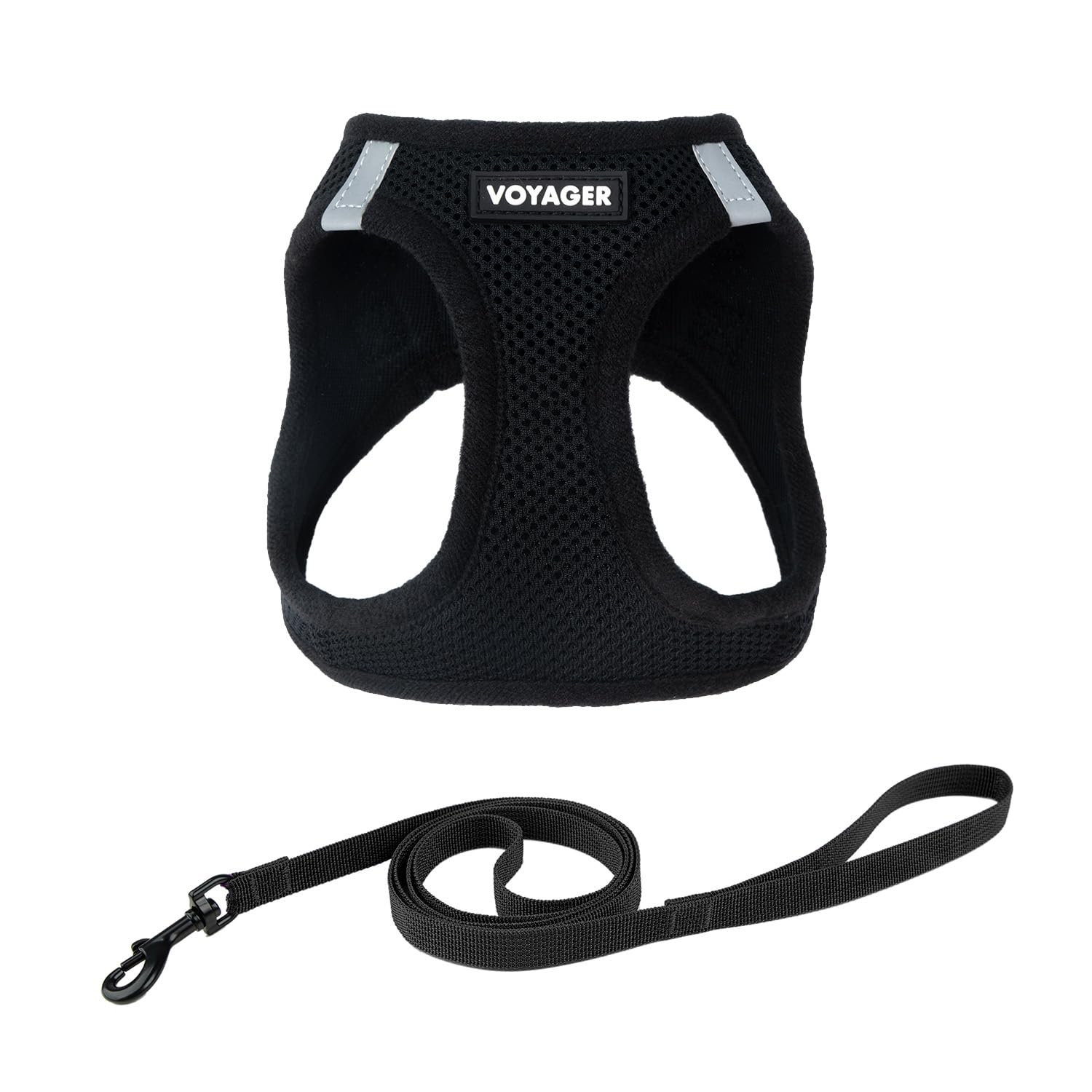 Voyager Escape Proof Cat Harness and Leash Set with Reflective Stitching, Neoprene Handle 5ft - Supports Small, Medium and Large Cats, Kittens for Walking by Best Pet Supplies - Royal Blue, S — view 120