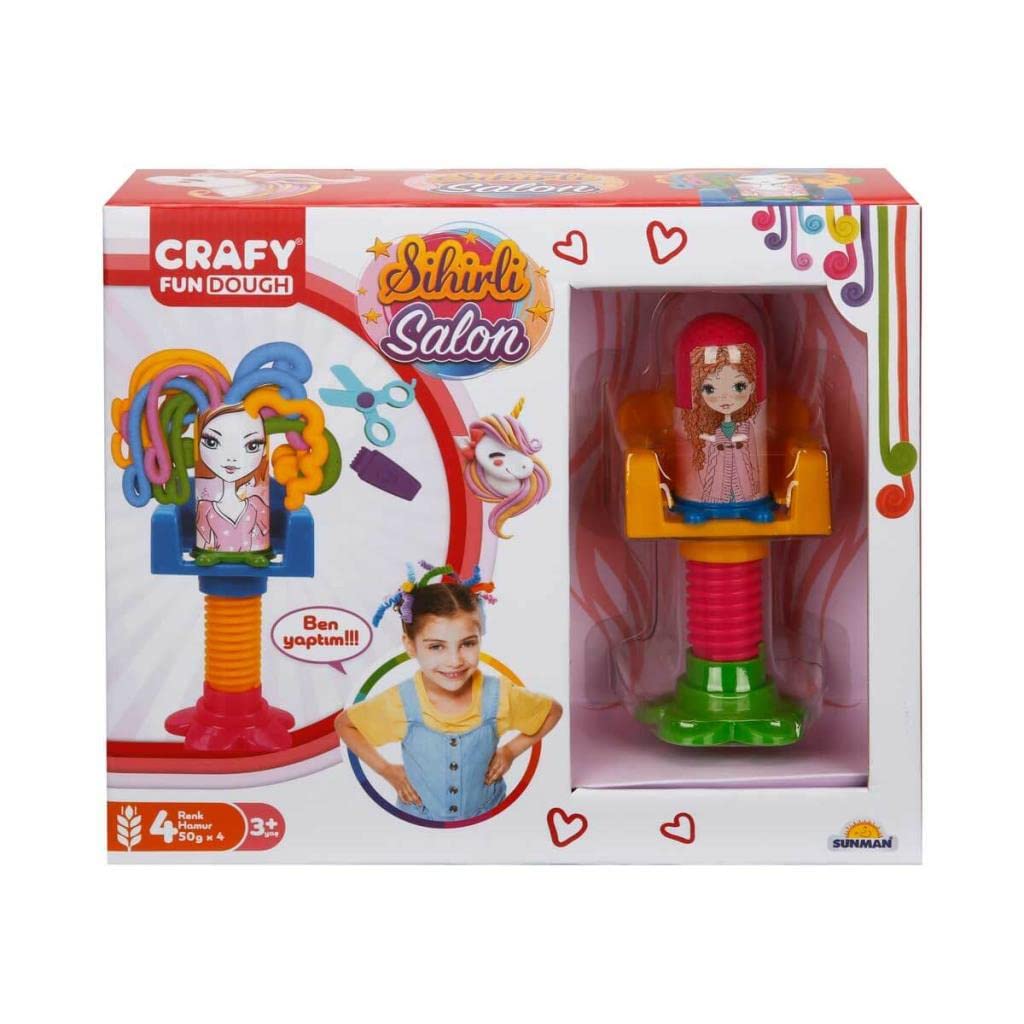 Crafy Oyun Hamur Set Sihirli Salon 4X50Gr 15 Parça