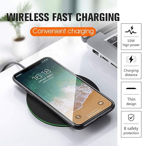 Miniatura 6 de Cargador rápido inalámbrico ultrafino Micro-Mark de 10 W