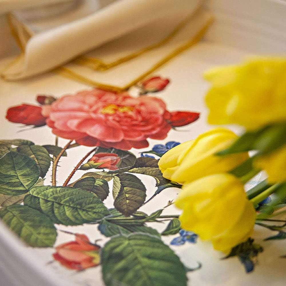 Color Rub On Transfers | Garden Rose | Easy to Use Rub On Transfers | Use As Furniture Transfers, Decor Transfers, and Rub On Transfers for Crafts | A Makers Studio | 24x11