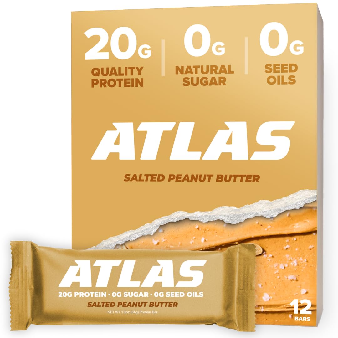 Atlas Bar – 20g Protein, 1g Sugar, 0g Seed...