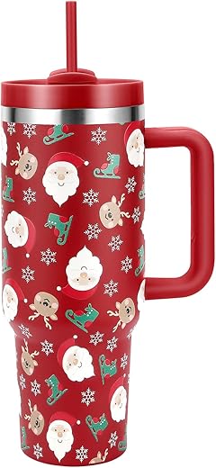 Skywerc 40 oz Pink Double Wall Vacuum Insulated Stainless Steel Travel Mug