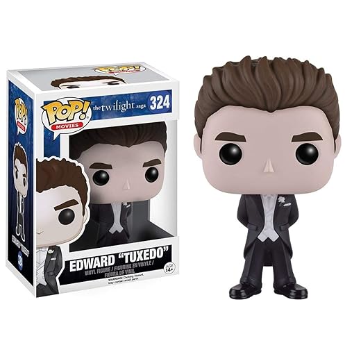 Sale Funko Pop Movies: Twilight - Edward Cullen (Tuxedo) Action Figure