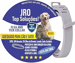 Coleira Anti Pulgas 38cm ou 62 Cm Peitoral, Carrapatos E Mosquitos Contra Leishmaniose Para Cão Cães Cachorro Gato Até 40kg Ajustável Em Silicone Antialérgico Eficaz Por Até 8 Meses, Collar (38 cm)