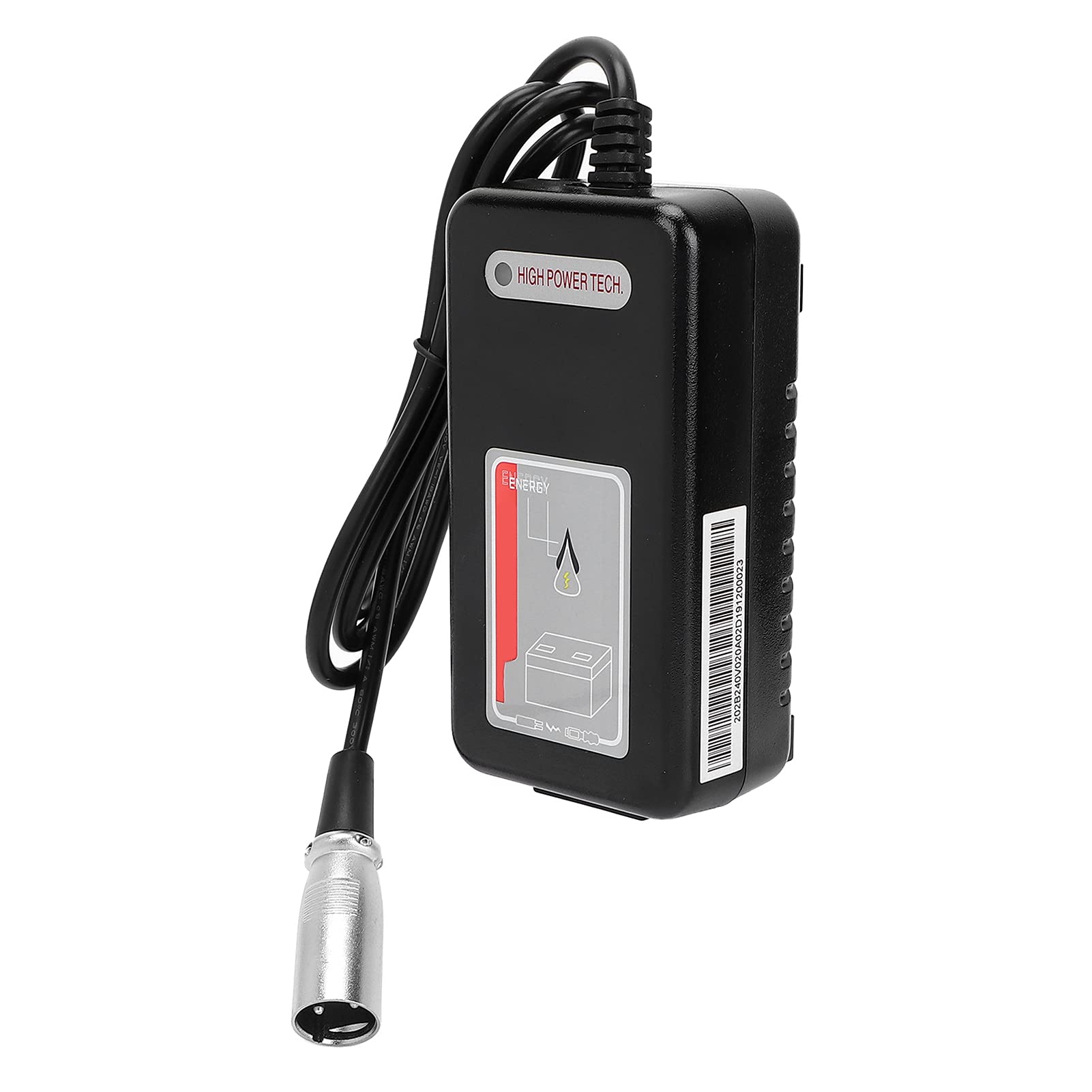 Brrnoo Cargador de batería para Silla de Ruedas, Scooter de Movilidad de 24 V 2 A, Cargador de batería para Silla de Ruedas para Personas Mayores, Accesorio de Repuesto para Silla de Ruedas(EU)