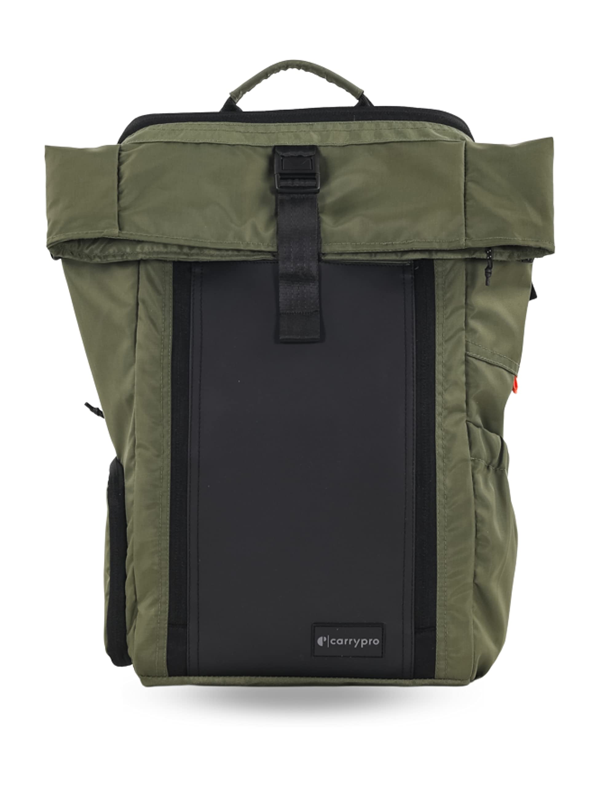 HOBO25 V3.0 Roll-Top Zipper Laptop and Camera Travel Backpack (25-30L), Fits 16'' Inch Laptop, Removable Camera Box, Water-Resistant + Raincover, 2-Yr Warranty – For Work, College & Travel