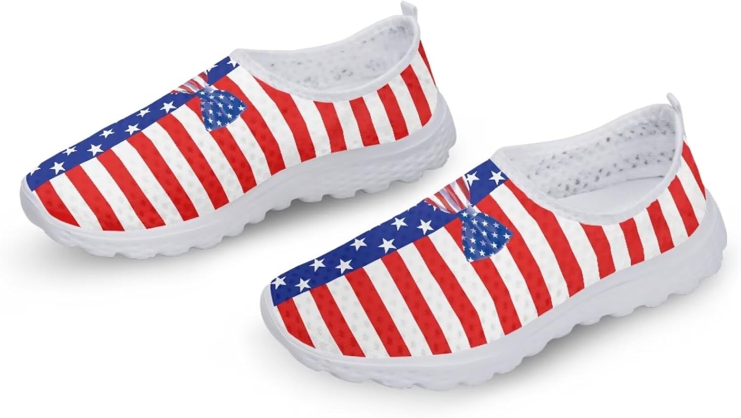 Jeiento Christmas Athletic Running Shoes for Women - Fashion Tennis Walking Sneakers