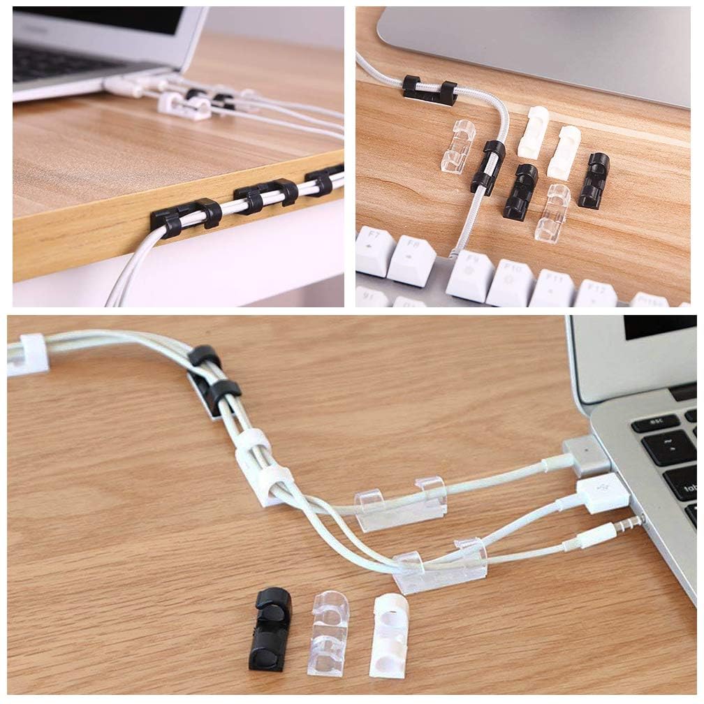 Clips De Câble - Non Spécifié - 120pcs - Plastique ABS - Adhésif