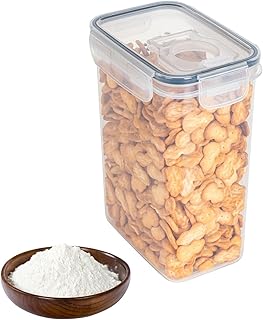 Bocaux Rangement Cuisine, Boite De Rangement Cuisine Avec Couvercles, Boîtes De Conservation Hermétiques Pour Aliments Secs Et Céréales, Boîtes Alimentaires Pour Stocker Les Cereales, Pâtes, Farine