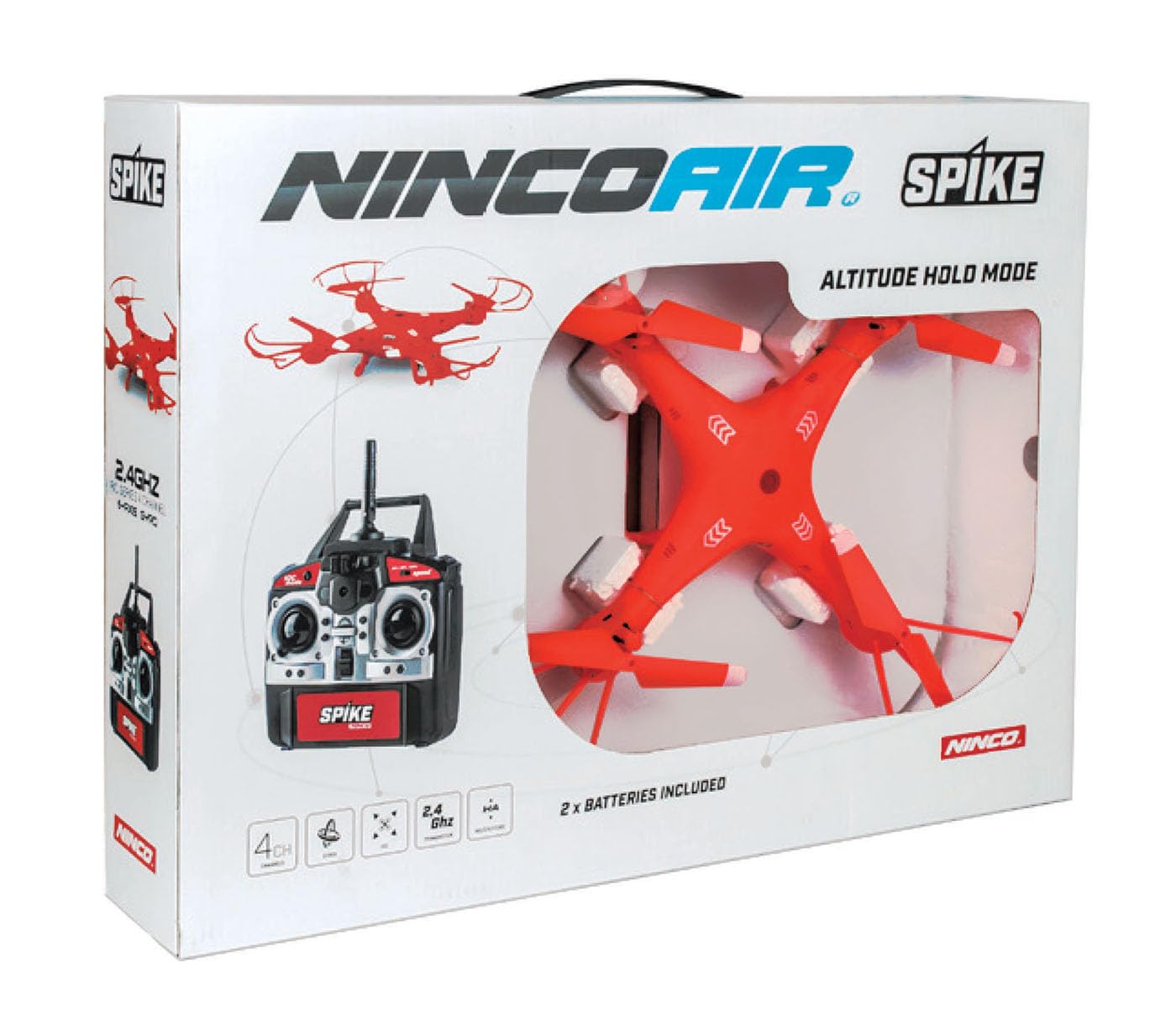 Ninco - Drone Spike. Fácil pilotaje. A partir de 8 años. (NH90128)