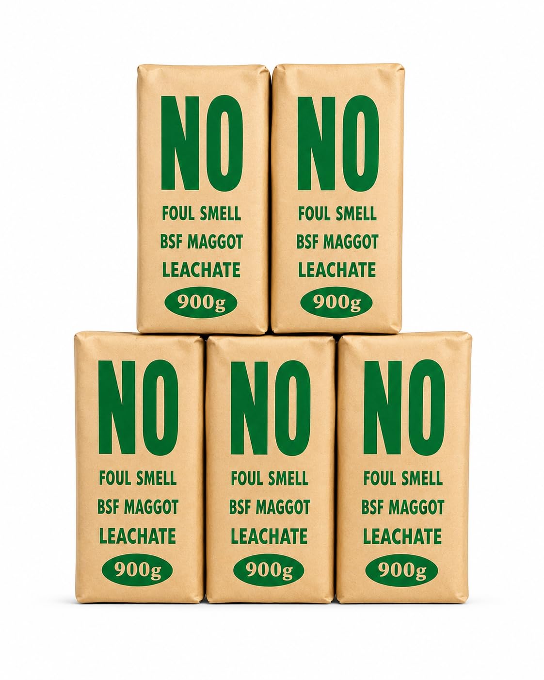 Omega Bioclean and Grow Composting Brick,Enoculam for Kitchen Waste Composting (Pack of 5)-image-48