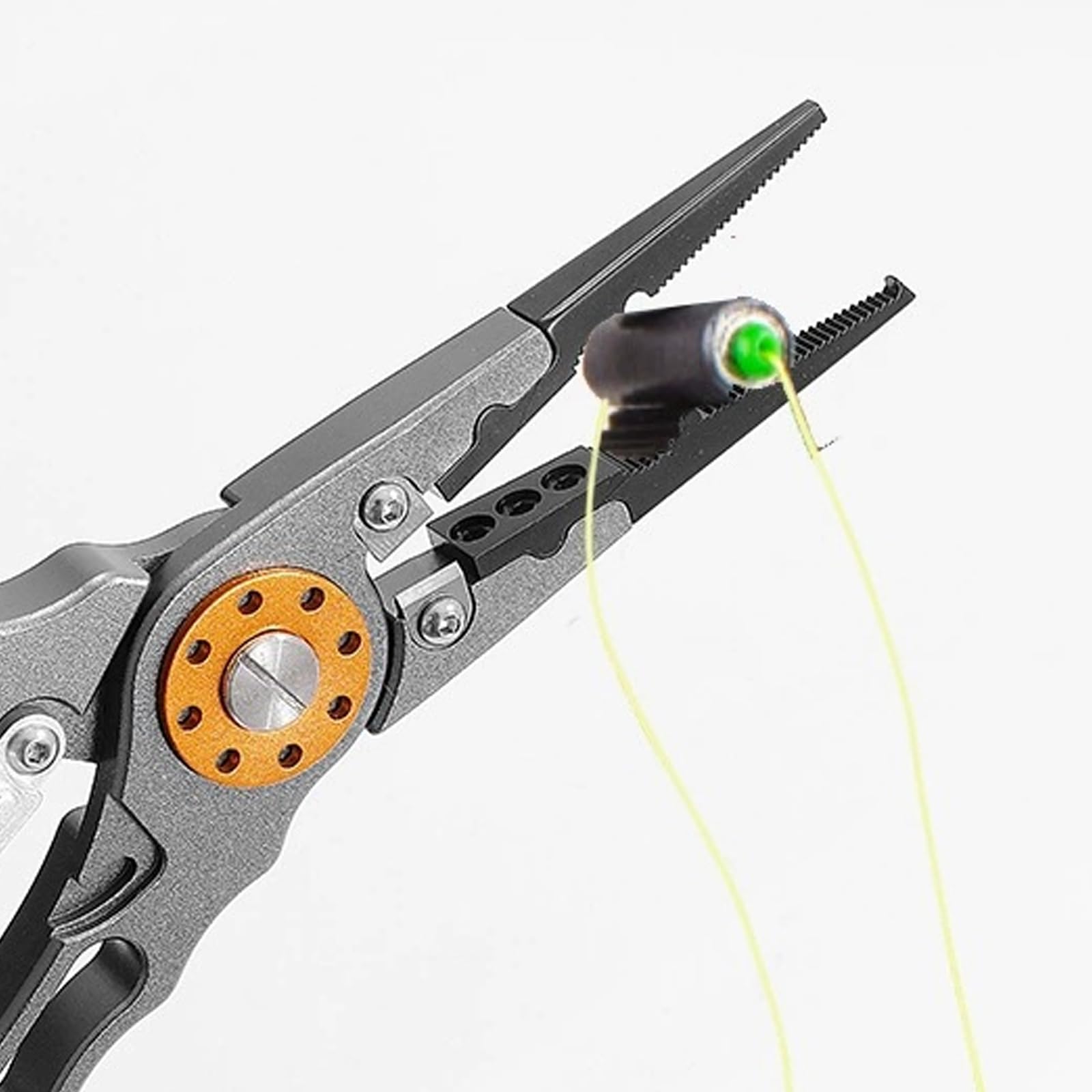 Pinze per attrezzi con clip per esche, in lega di alluminio, strumento per la rimozione e la taglierina, per acqua dolce e salata, attrezzatura da pesca pesante