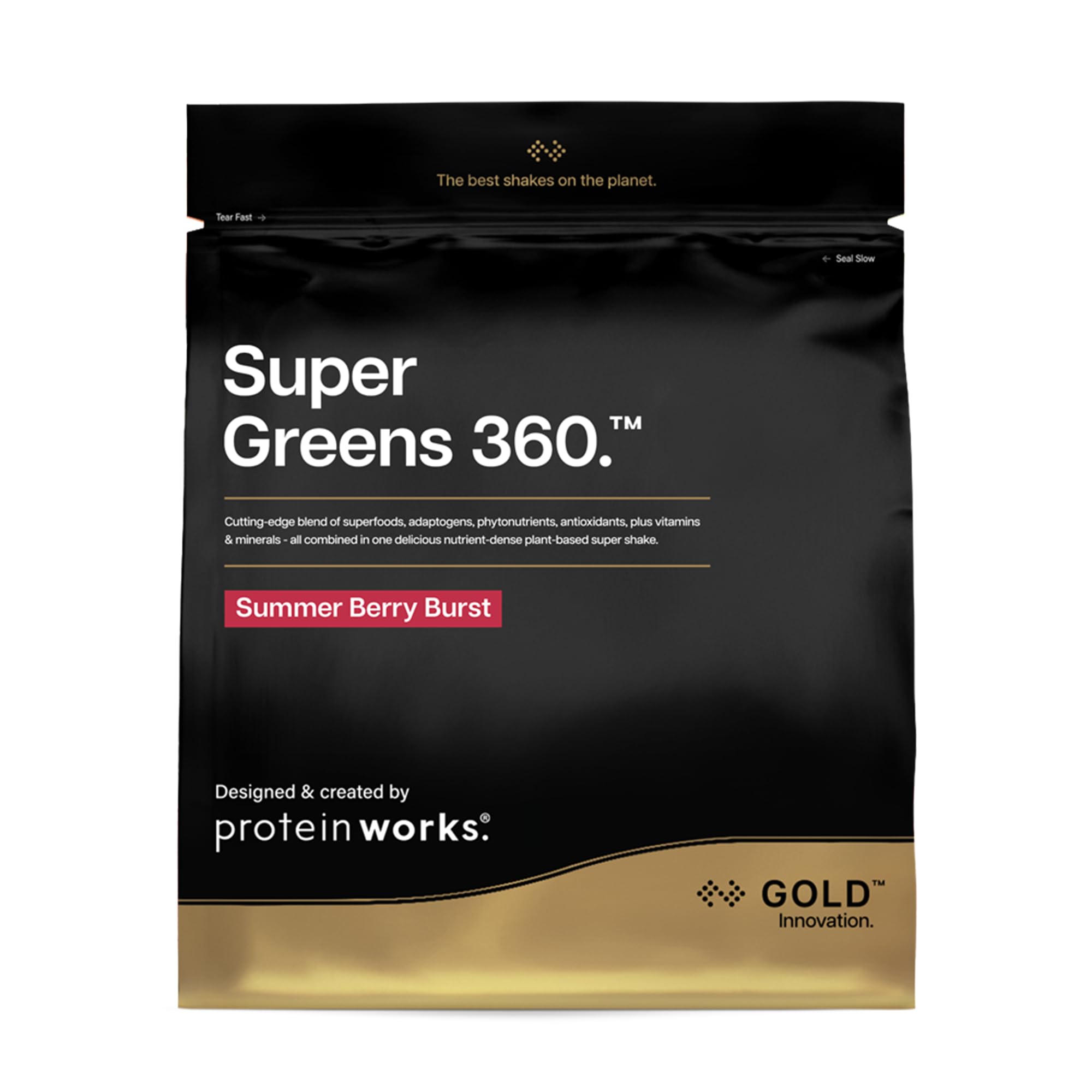 Protein Works | Super Greens 360 - Gold Innovation, Enhanced 500g (41 Shakes)
