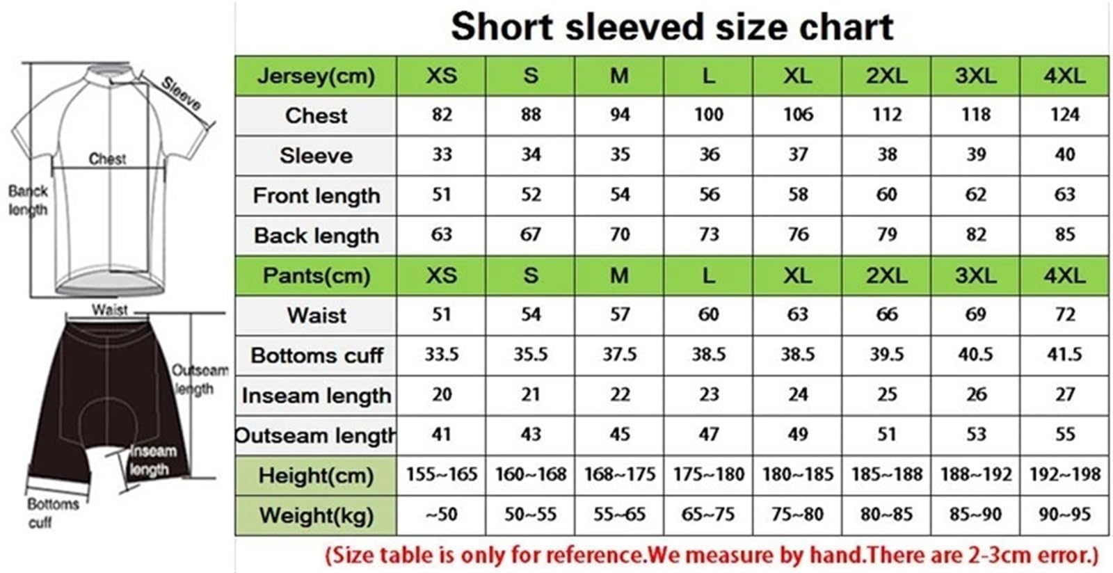 Cuissard Cyclisme Homme Pantalon Vélo Coussinet Gel 19D Collants d'Équitation Vêtements Vélo Multi-Styles Bib-4 XL