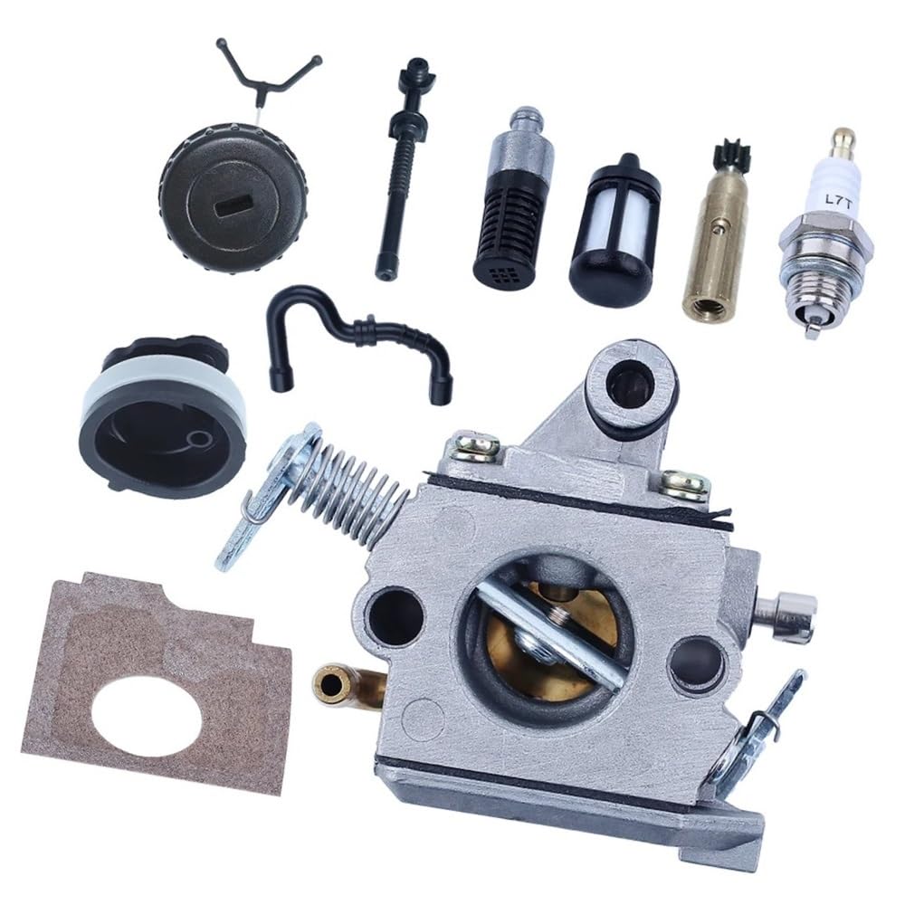 Kit de carburador MS170 Apto for Stihl MS 170 MS180 MS180C 017 018 reemplazo de carburador de Motosierra for Zama C1Q-S57A C1Q-S57B 1130-120-0603