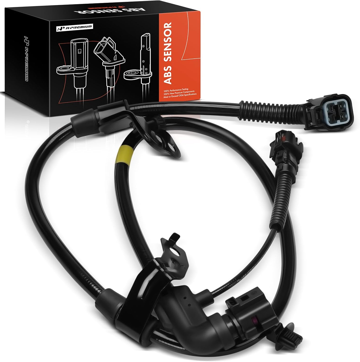 A-Premium Rear Right ABS Wheel Speed Sensor Compatible with Hyundai Models - Sonata 2020 2021 2022 2023
