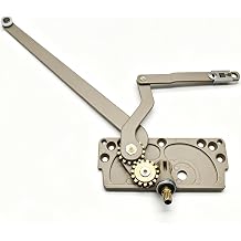 Dual Arm Casement Window Operator, 4-7/16" Link Arm Offset Up Left Hand