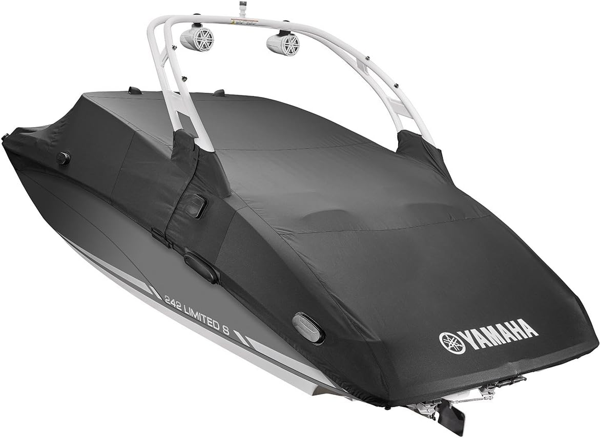 Yamaha New OEM, Deluxe Premium Tower Mooring Cover 24 FT, MAR-242TR-BK-15