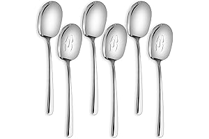 SOLEADER 12-Inch Large Serving Spoons for Buffet
