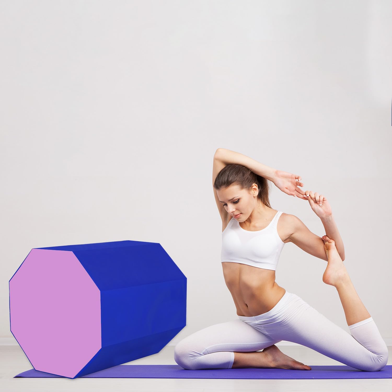 FDW Gymnastics Mat Octagon Tumbler Octagon Mat 24.4 x 25.6 Gymnastic Equipment Somersault Backbend Tumbling Trainer Tumbling Mat for Home Gym Exercise Gymnastics Gym Fitness Home FDW Gymnastics Mat Octagon Tumbler Octagon Mat 24.4 x 25.6 Gymnastic Equipment Somersault Backbend Tumbling Trainer Tumbling Mat for Home Gym Exercise Gymnastics Gym Fitness Home