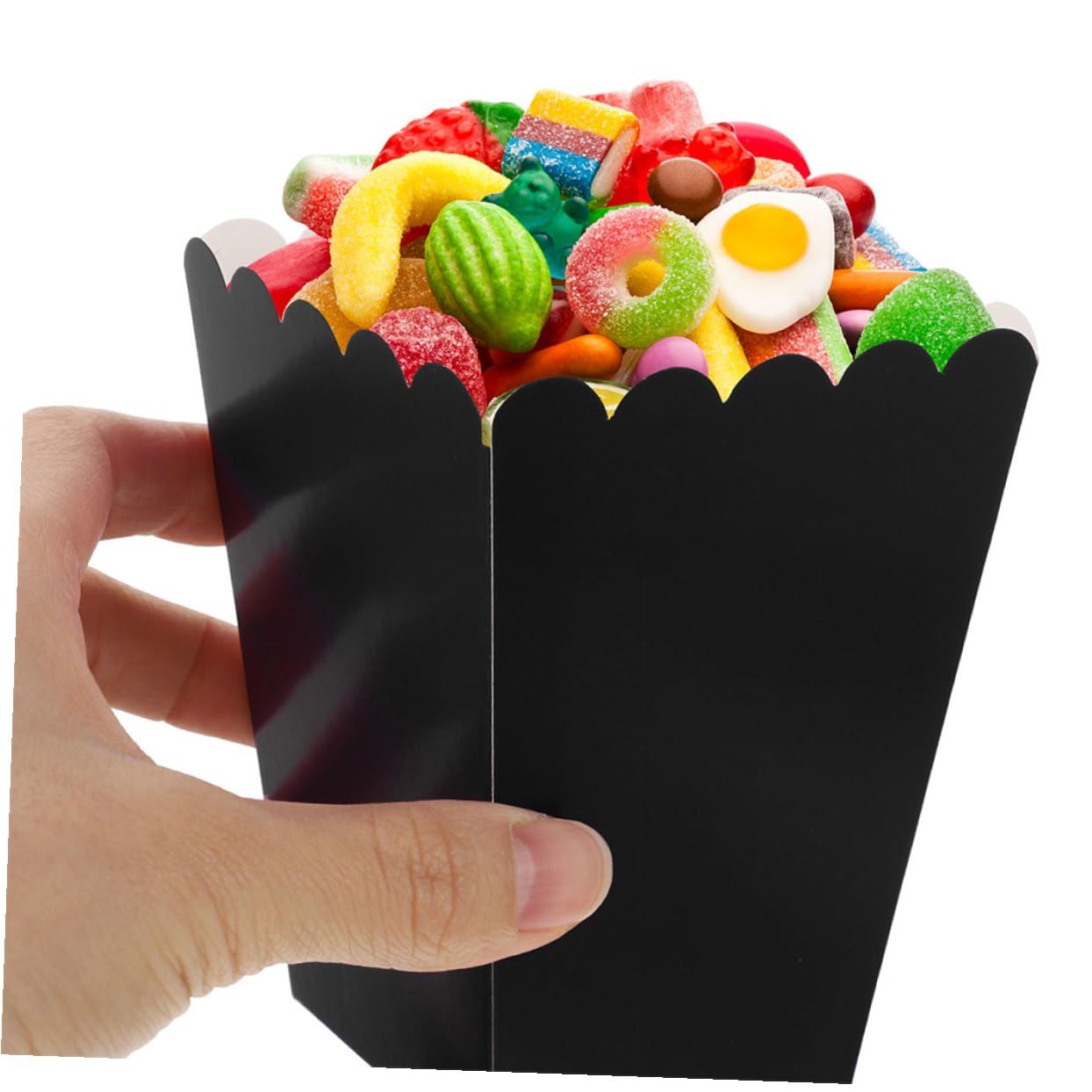 Ciieeo 100 Cajas De Palomitas De Maíz Contenedores Para Bocadillos Para Fiestas Nocturnas Cajas Para Servir Papas Fritas