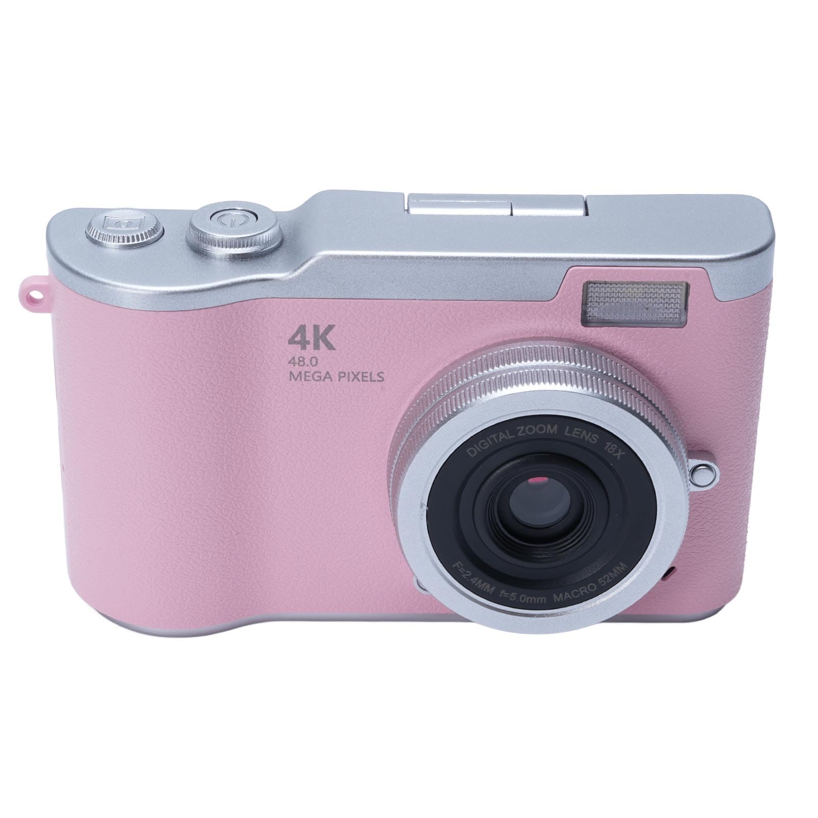 Digital Photography Camera 48MP 1080p HD Display 8X Zoom Videokamera für Tägliche Momente (PINK)