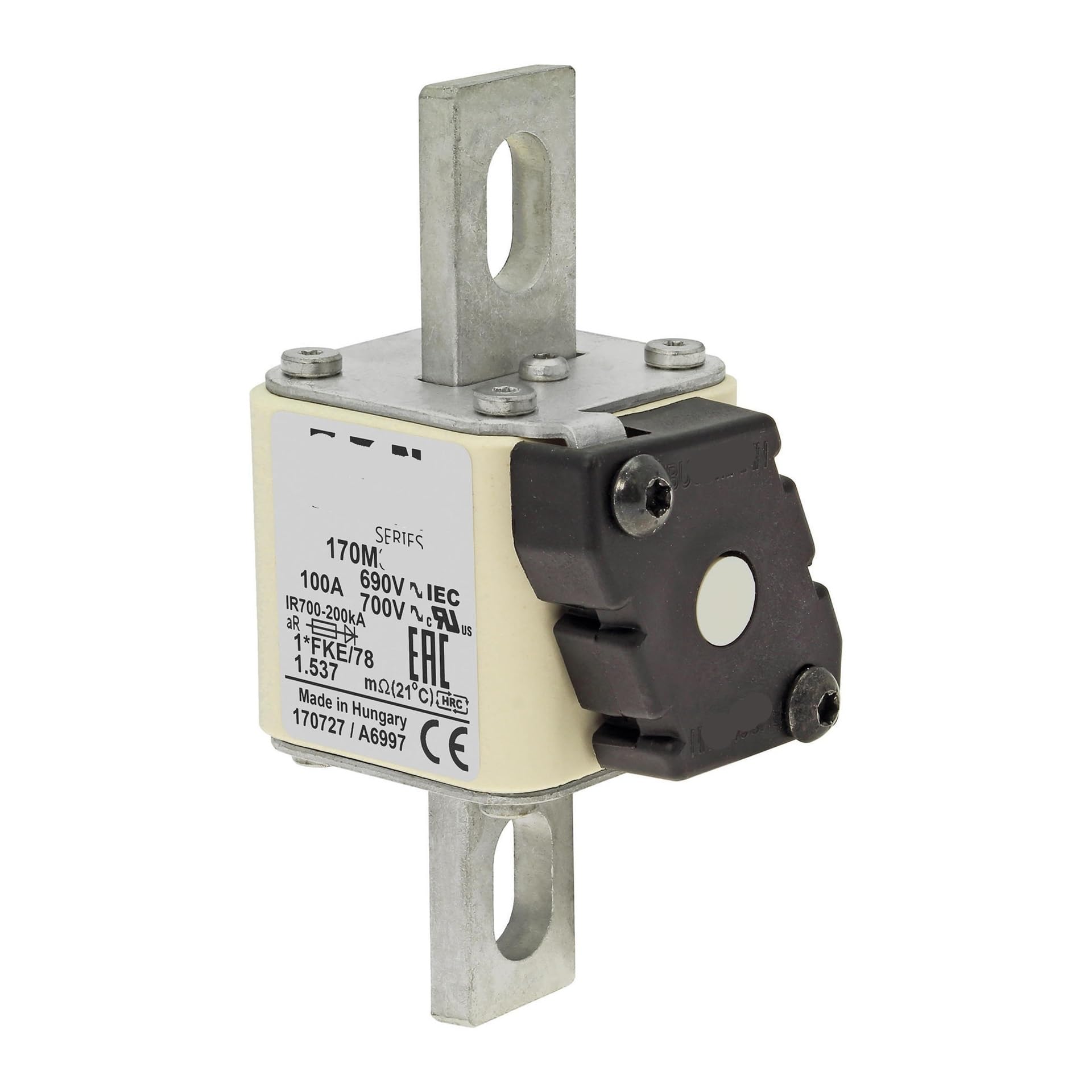 Fusible 170M3667 690V coupure ultra rapide contre surtensions