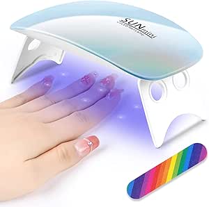 Lampade UV Per Unghie,NAILGIRLS 150W Portatile Lampada per Unghie Asciuga Smalto Fornetto Unghie per Manicure/Pedicure,Sensore Di Avvio Automatico Lampada Unghie LED UV,4 Modalità Timer,Display LCD