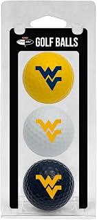 Team Golf NCAA Regulation Size Golf Balls, 3 Pack, Full Color Durable Team Imprint