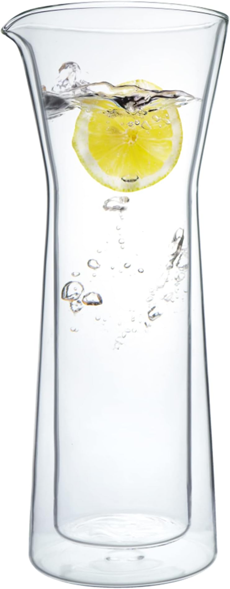 2 Glaskaraffen Mit Edelstahl-Deckel | 1 Liter Karaffe Für Getränke & Tee