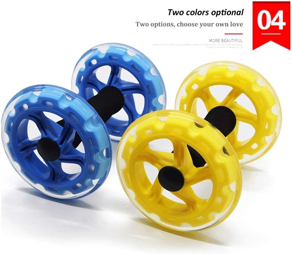 Abdominal Muscle Wheel- Exercise Roller Body Fitness Strength Training Machine Wheel Gym Tool Unisex