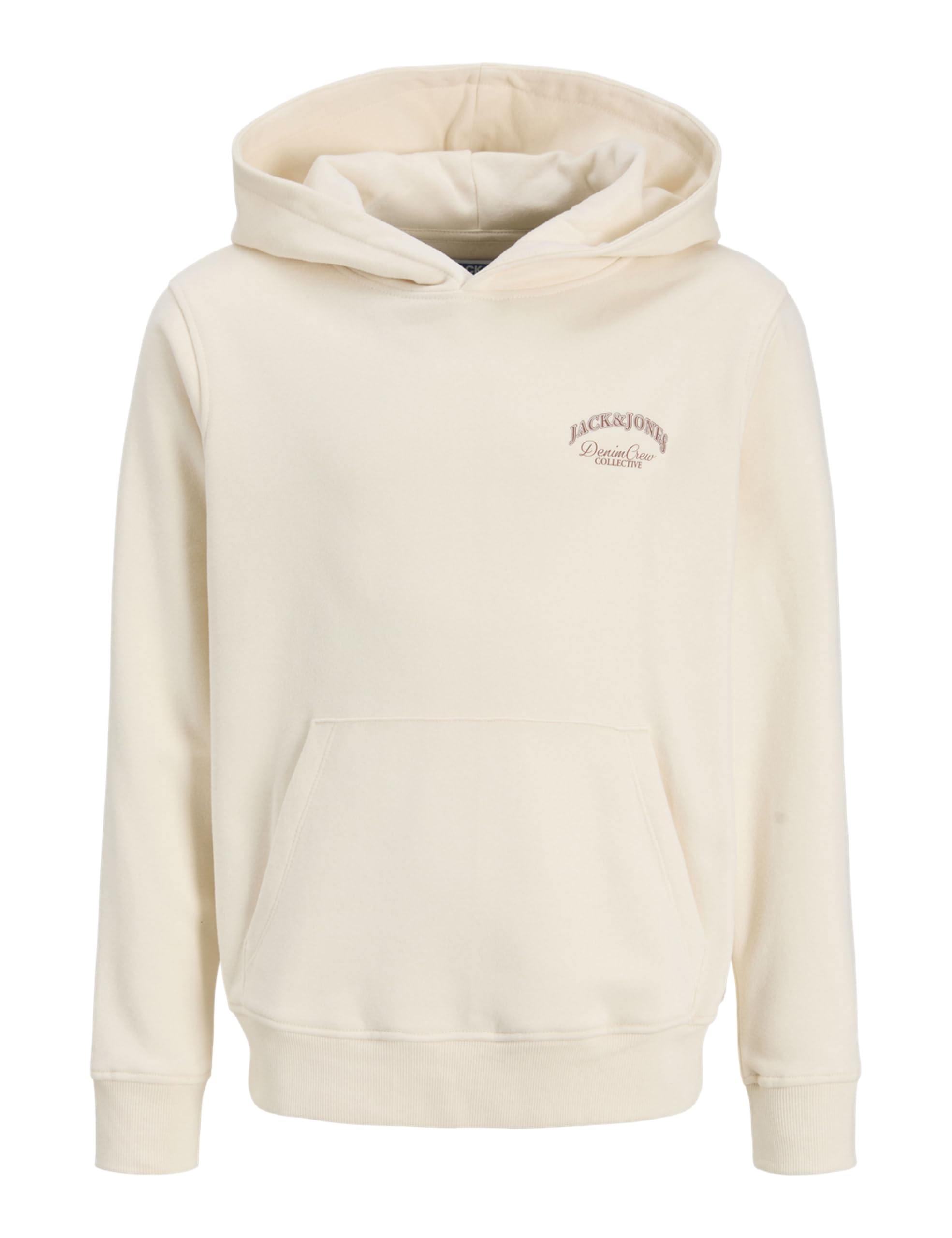 JACK & JONES Men's Jjebrandes Backp Relaxed Sweat H Sn Jnr, Antique White, 164