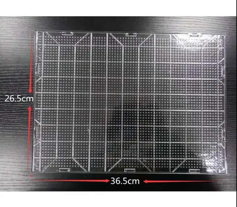 Midi 5mm XXL Bügelperlen Stiftplatte für große Bügelbilder 36 x 26,5 CM (Kompatibel mit allen Midi Bügelperlen)