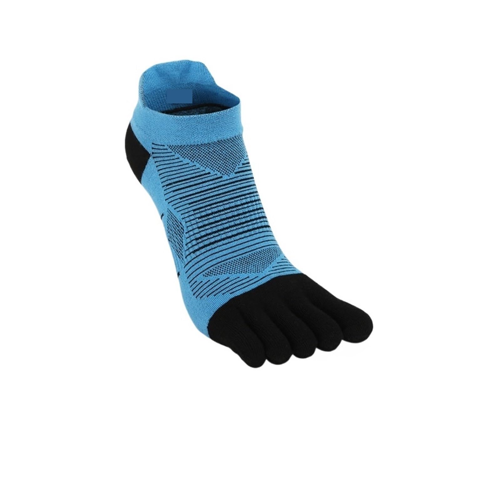 ITRHJTGP Finger Socks 2 Pairs Of Five-finger Men's Sports Mesh Breathable Sweat-absorbent Fitness for Fitness(Blue)