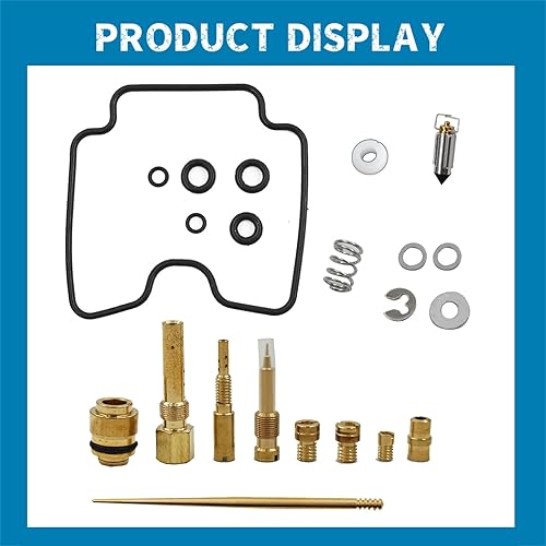 Miniatura 3 de Silscvtt Kit de reparación de carburador de carbohidratos de repuesto para Yamaha Kodiak 450 YFM450 2003-2006