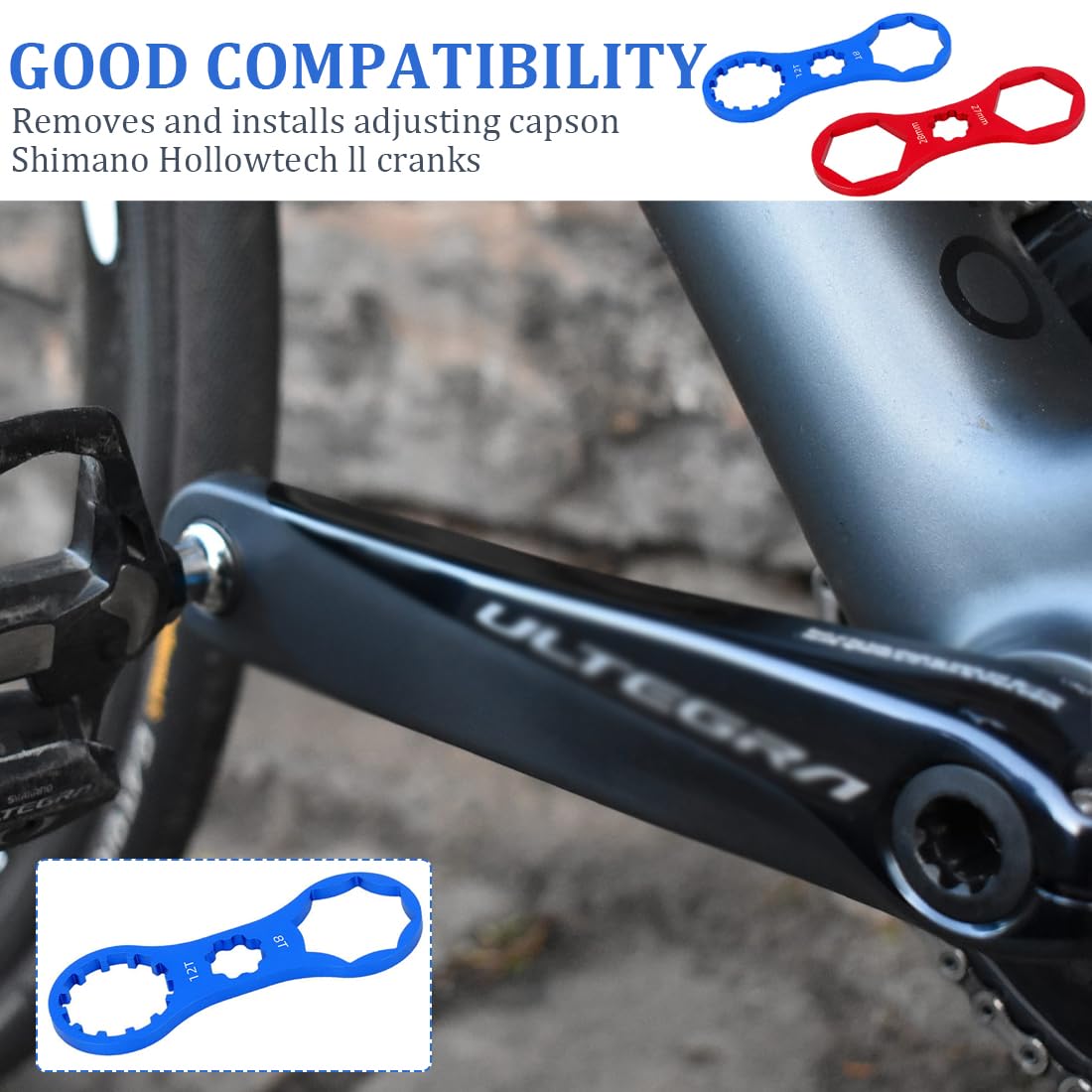 UEAVOID Clé à Fourche Double Tête Pour Suspension SR Suntour XCR/XCT/XCM/RST - Alliage Aluminium - VTT Et Route