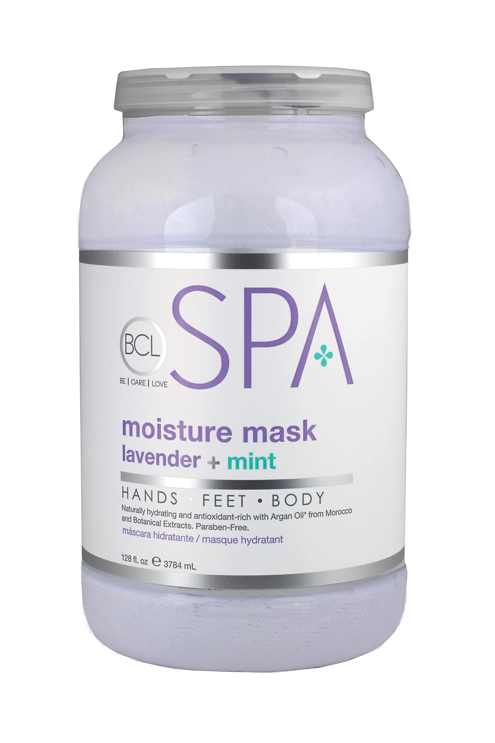 BCL SPA Moisture Mask Lemongrass + Green Tea , 128 oz