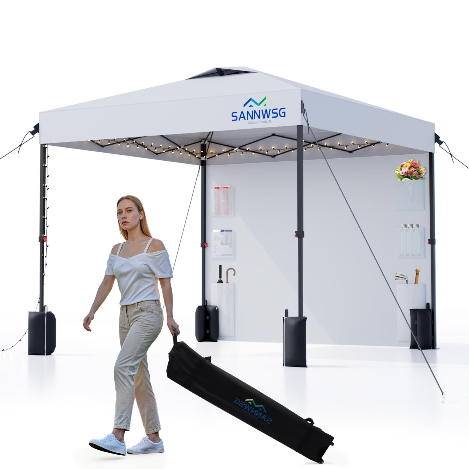 テント・タープ Snap-on BWL8210TNT 2WAY ONE TOUCH TENT Amazon.com : 8X8 Pop Up Canopy Tent,Removable Pockets Sidewall for