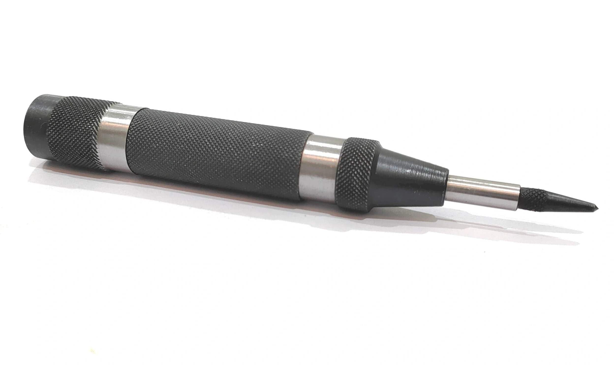 Automatic Center Punch with Replaceable Hardened Steel Tip Medium Duty 3