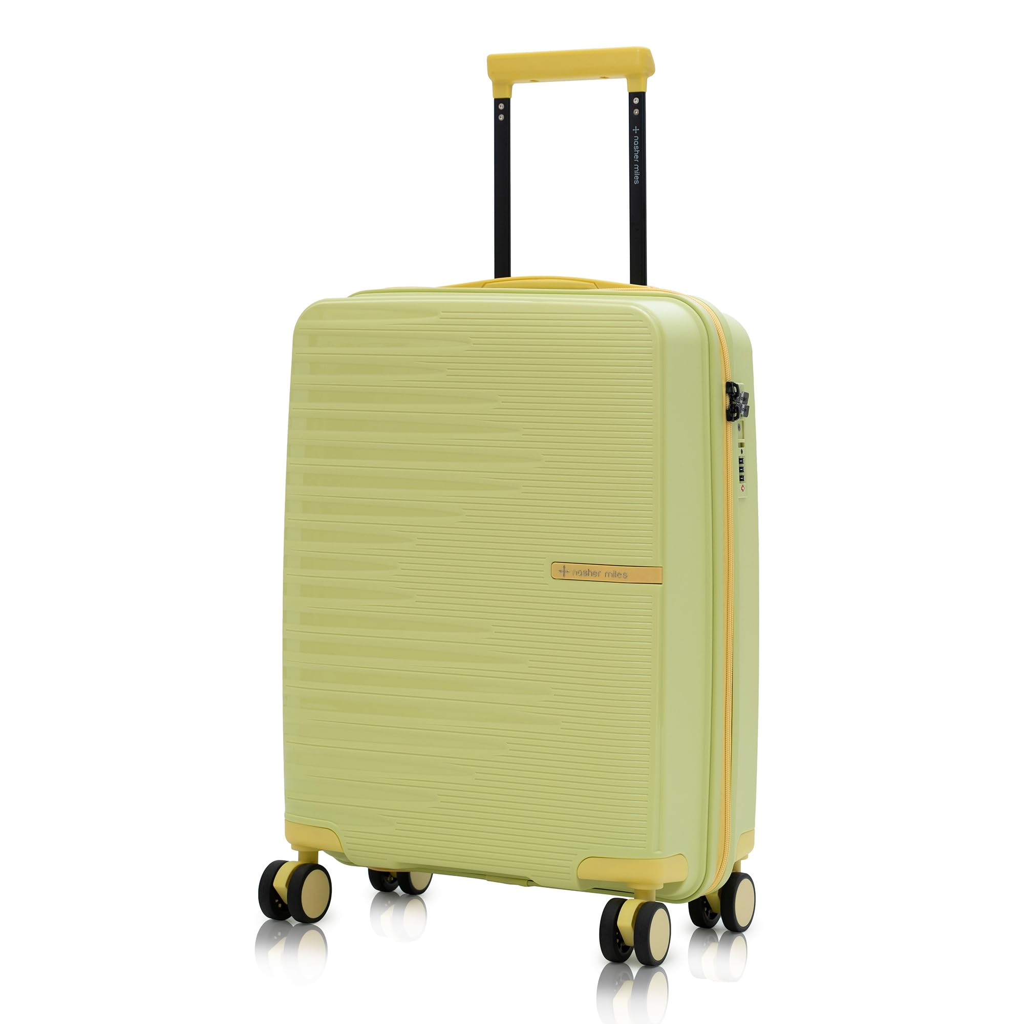Havelock TSA Lock and Anti-Theft Hard-Sided Polypropylene Cabin Luggage Green 20 inch |55 Trolley Bag | Suitcase