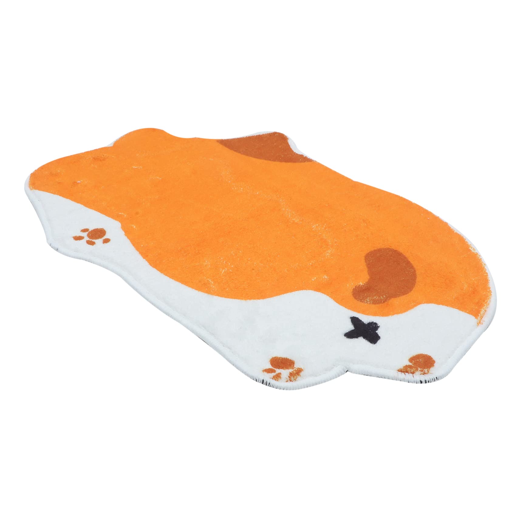 Tapis d'entrée de porte de dessin animé orange MAGICLULU pour égayer votre maison