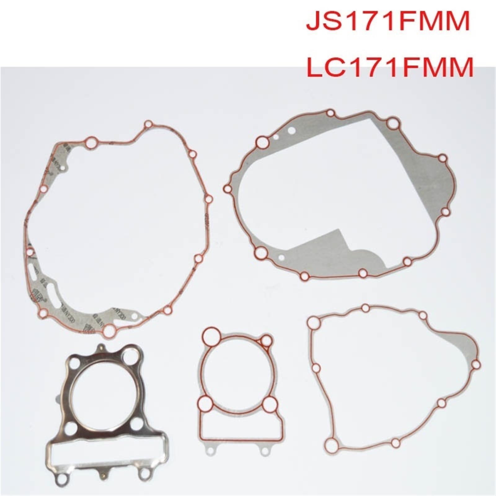 Schalldämpferdichtung Fit Für BASHAN JIANSHE JS250-5-3 ATV 250CC VOLLEN SATZ MOTOR PAPIER DICHTUNG LEGIERUNG ZYLINDERKOPF Für Loncin Rato(Full set)