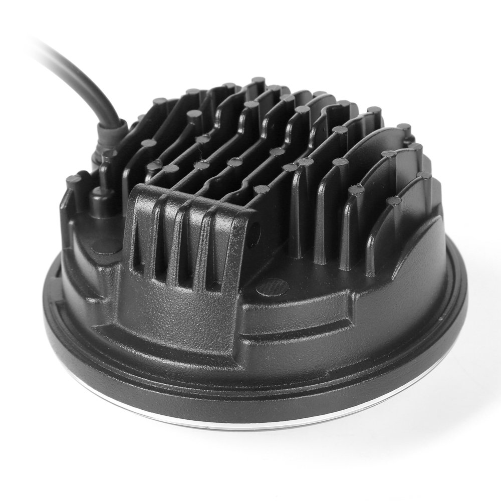 Amazon | 【HOZAN照明】ブラック 5.75 LEDヘッドライト アンバー色DRL