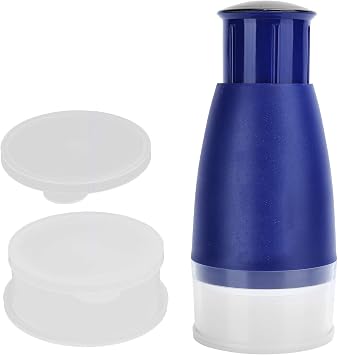 Food Chopper, Onion Chopper, Nut Chopper, Manual Slap Vegetable Chopper, Veggie Chopper with containerblue