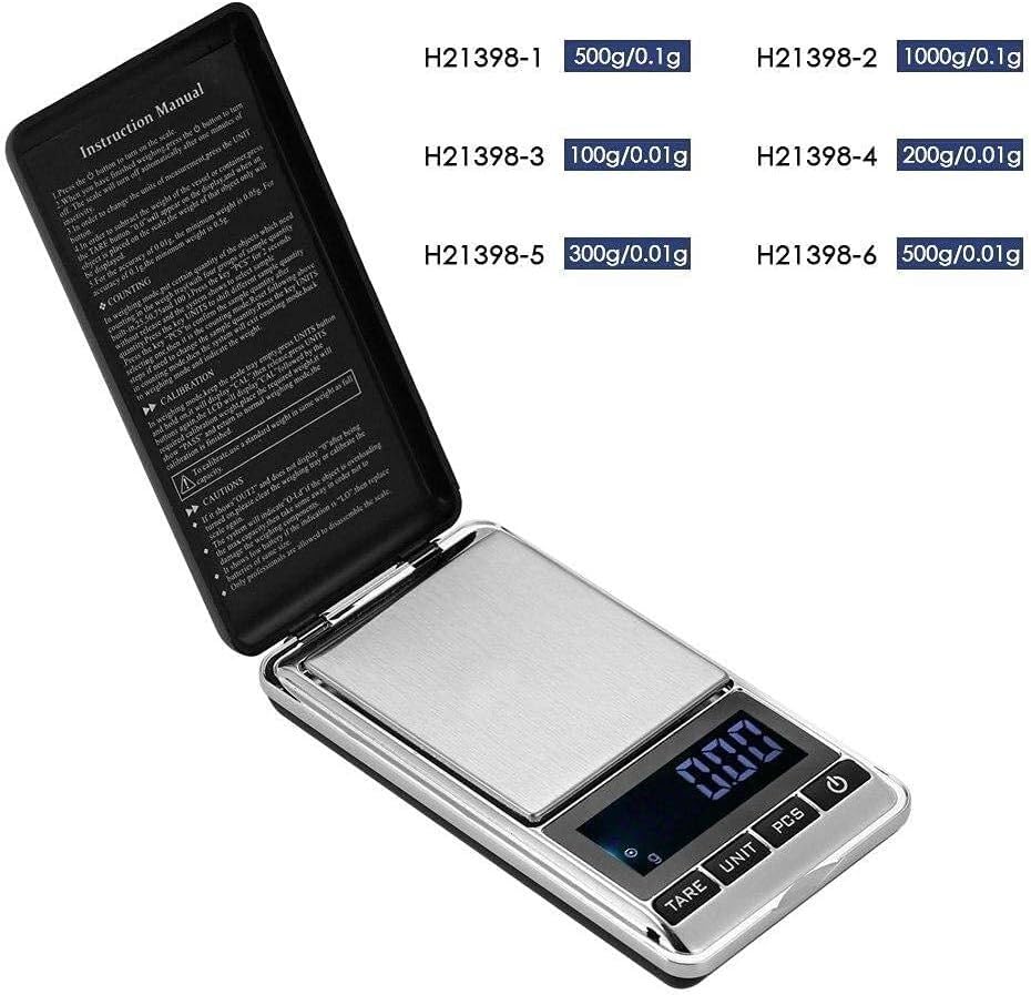 Balance à grammes portable, Balance électronique de poche de haute précision, mini balance de cuisine avec affichage - 1000 g 0,1 g