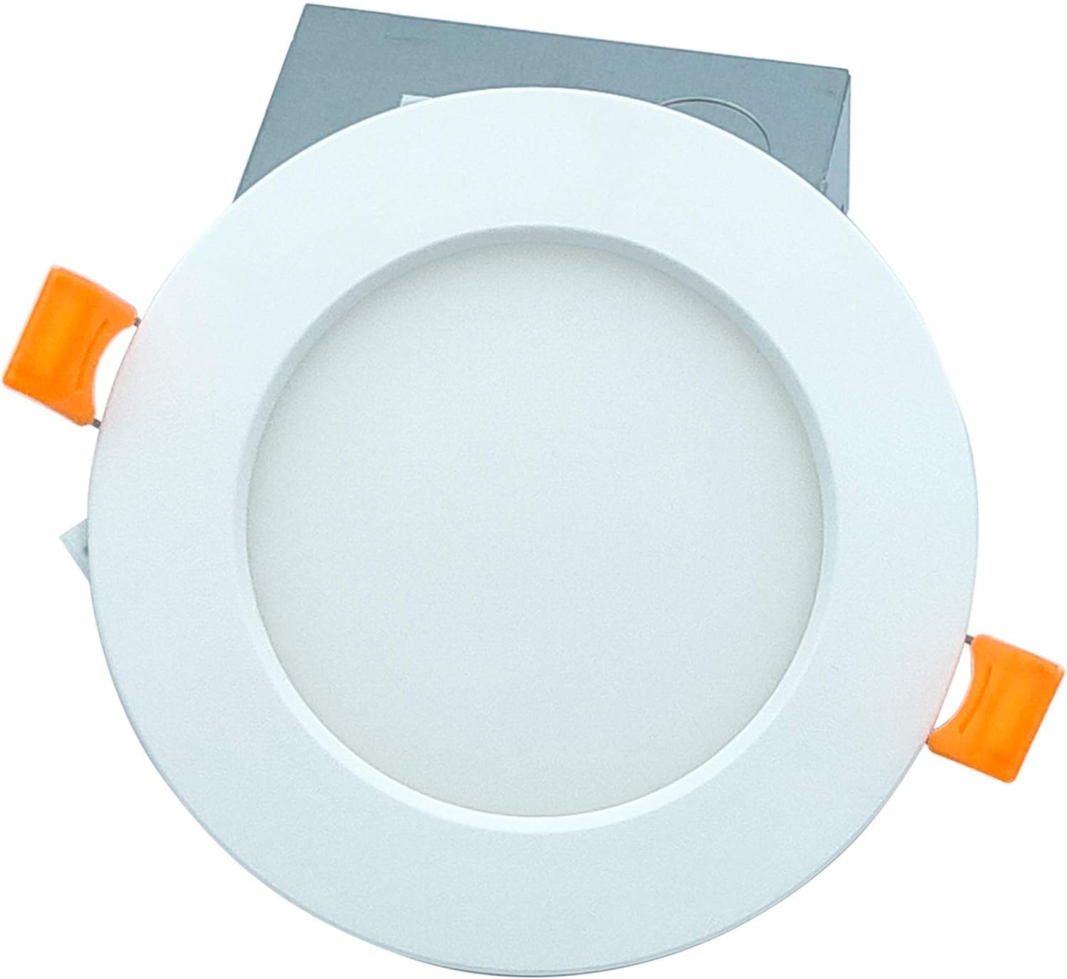 4 Inch Dimmable LED 5CCT Ultra-Slim Recessed Downlight with Junction Box, 9 Watts, 700 Lumen, ES Qualified, UL Listed (4)